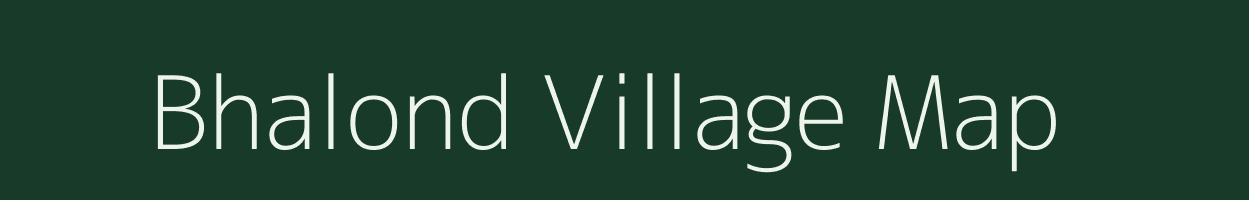 Bhalond village map in Maharashtra