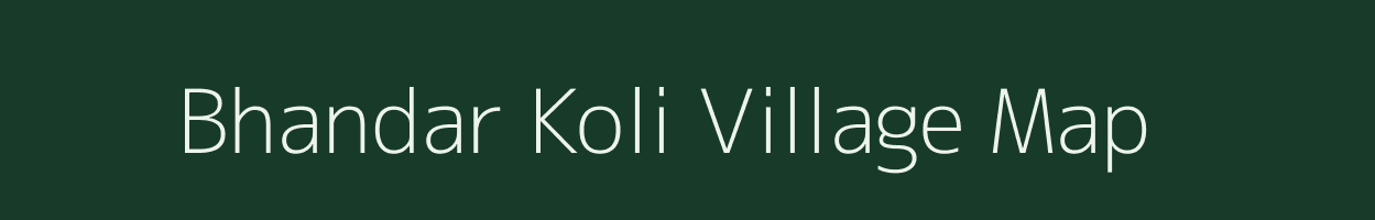 Bhandar Koli village map in Jharkhand