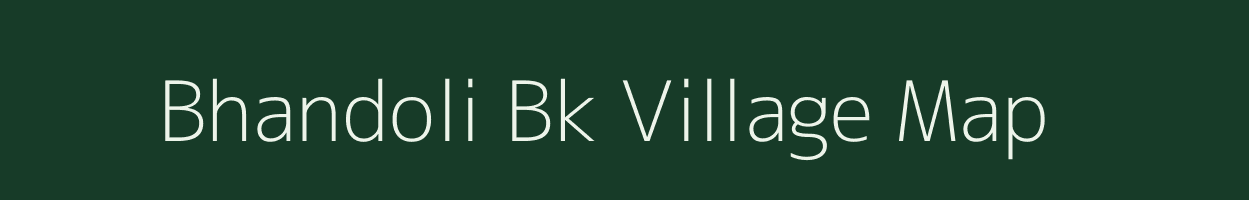 Bhandoli Bk village map in Maharashtra