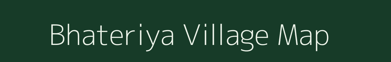 Bhateriya village map in Rajasthan