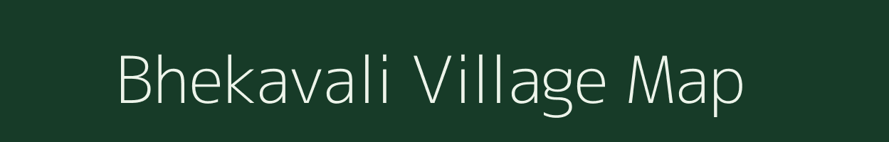 Bhekavali village map in Maharashtra