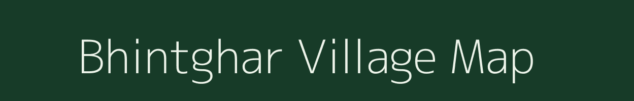 Bhintghar village map in Maharashtra