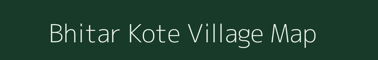 Bhitar Kote village map in Uttarakhand