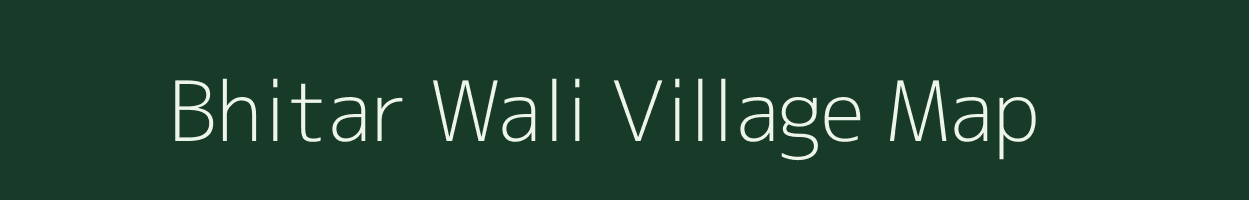 Bhitar Wali village map in Uttarakhand