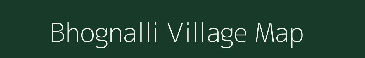 Bhognalli village map in Karnataka