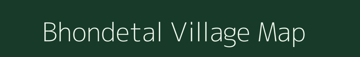 Bhondetal village map in Maharashtra