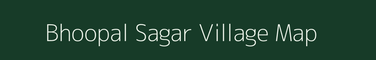 Bhoopal Sagar village map in Rajasthan