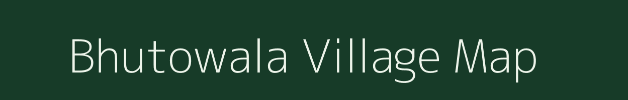 Bhutowala village map in Rajasthan