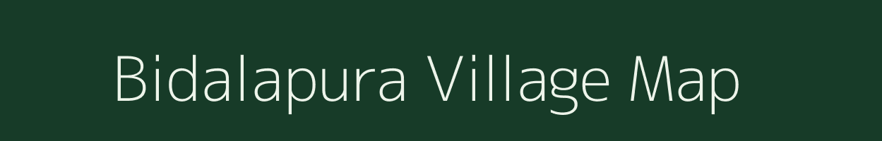 Bidalapura village map in Karnataka