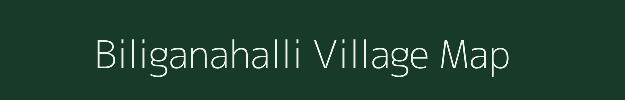 Biliganahalli village map in Karnataka