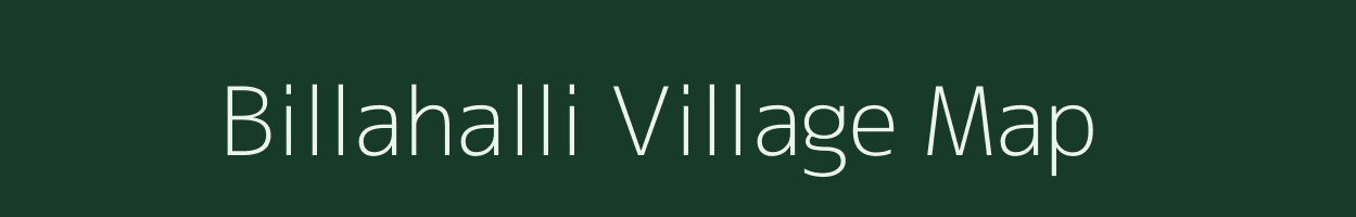 Billahalli village map in Karnataka