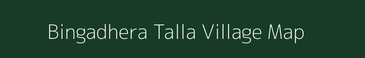 Bingadhera Talla village map in Uttarakhand