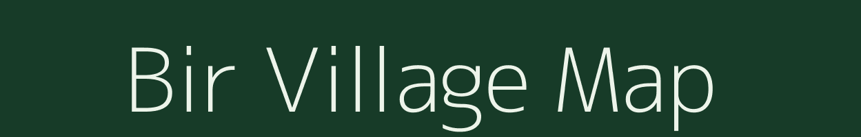 Bir village map in Meghalaya