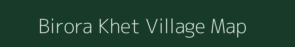 Birora Khet village map in Madhya Pradesh