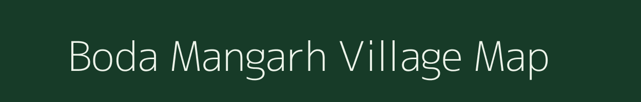 Boda Mangarh village map in Madhya Pradesh