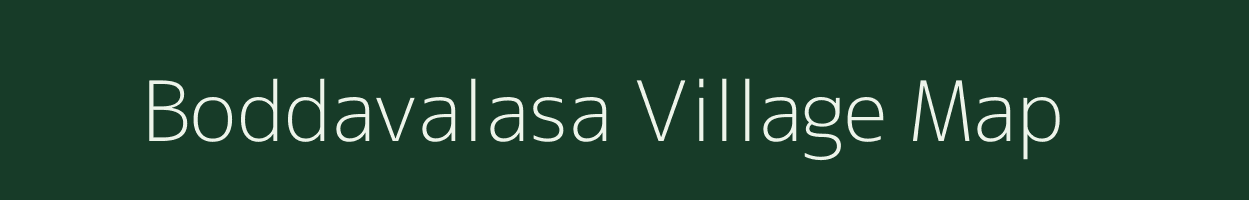 Boddavalasa village map in Andhra Pradesh