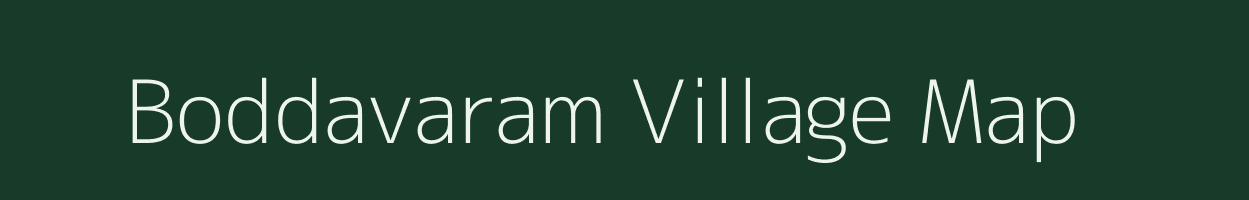 Boddavaram village map in Andhra Pradesh