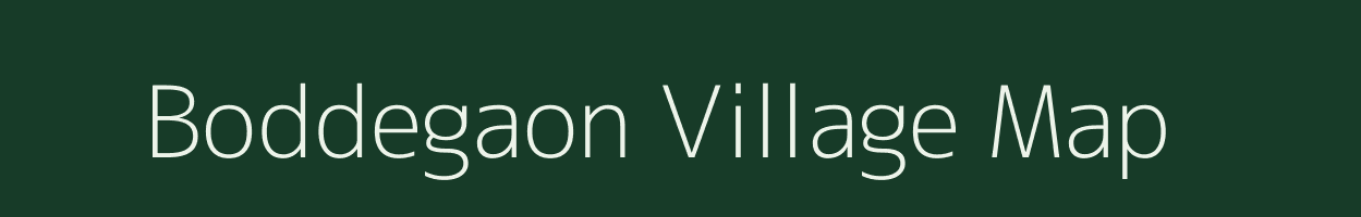 Boddegaon village map in Maharashtra