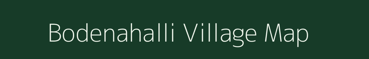 Bodenahalli village map in Karnataka