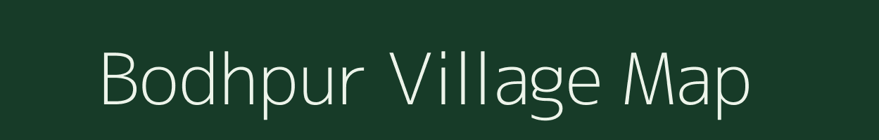 Bodhpur village map in West Bengal