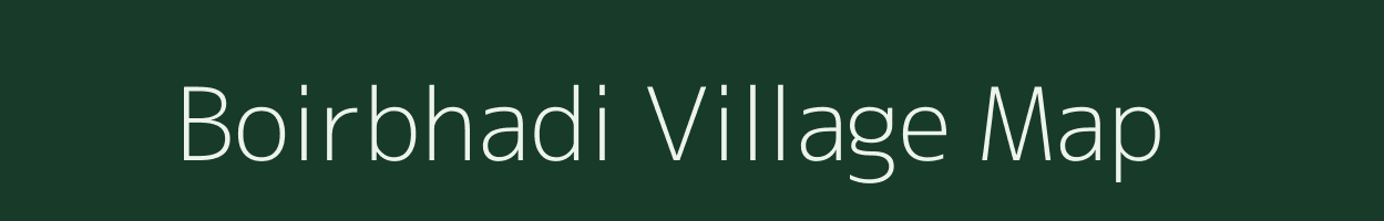 Boirbhadi village map in Chhattisgarh