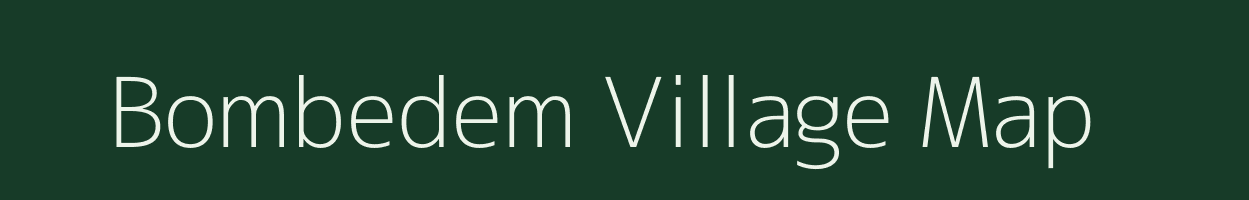 Bombedem village map in Goa