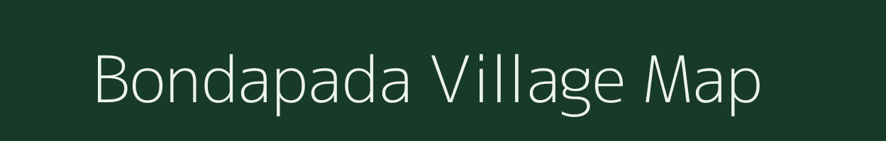 Bondapada village map in Odisha