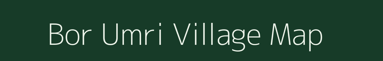 Bor Umri village map in Rajasthan