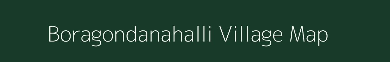 Boragondanahalli village map in Karnataka