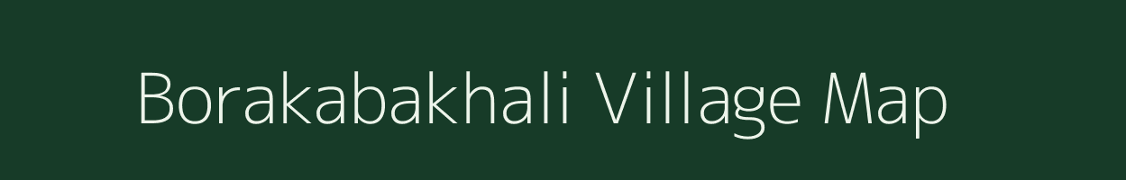 Borakabakhali village map in Mizoram