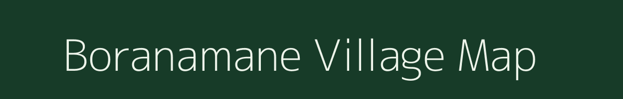 Boranamane village map in Karnataka