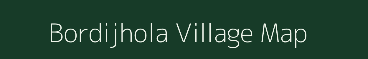 Bordijhola village map in Odisha