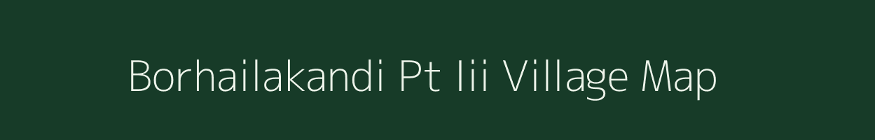 Borhailakandi Pt Iii village map in Assam