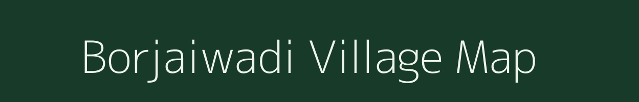 Borjaiwadi village map in Maharashtra