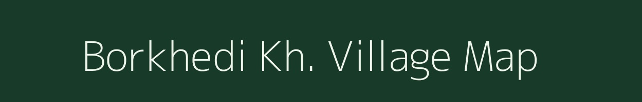 Borkhedi Kh. village map in Maharashtra