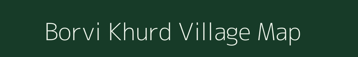 Borvi Khurd village map in Rajasthan