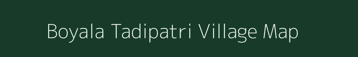 Boyala Tadipatri village map in Andhra Pradesh