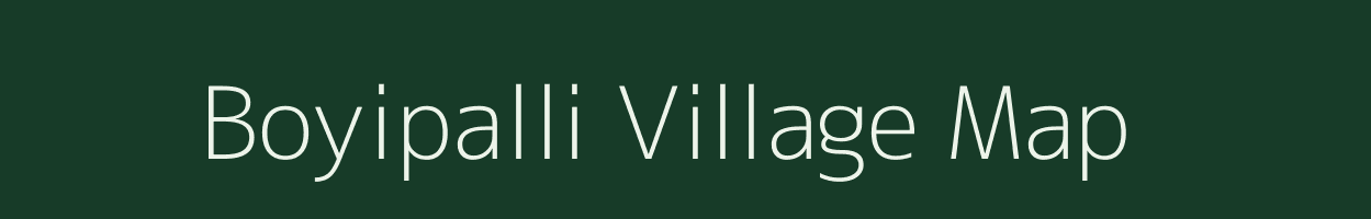 Boyipalli village map in Karnataka