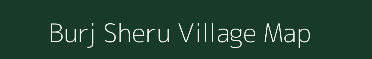 Burj Sheru village map in Jammu & Kashmir