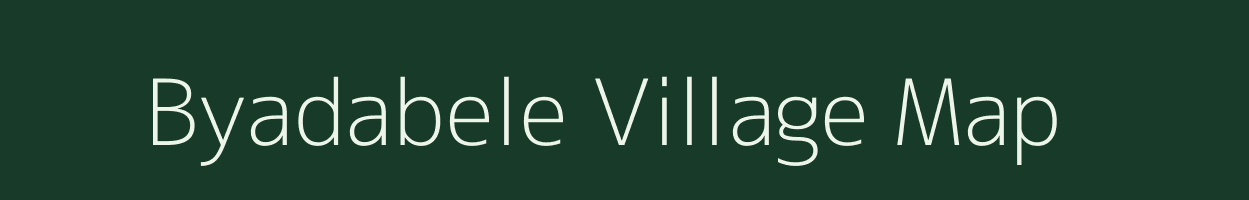 Byadabele village map in Karnataka