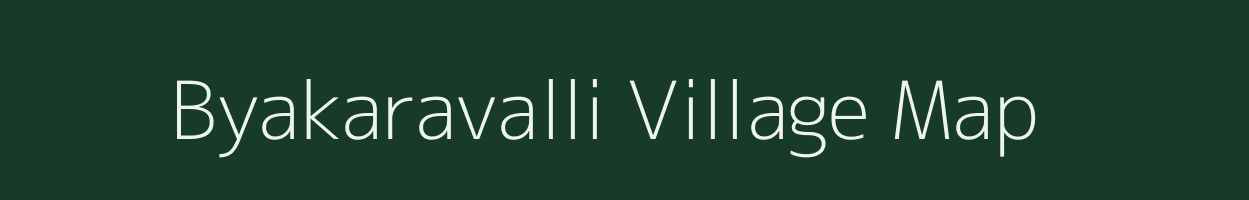 Byakaravalli village map in Karnataka