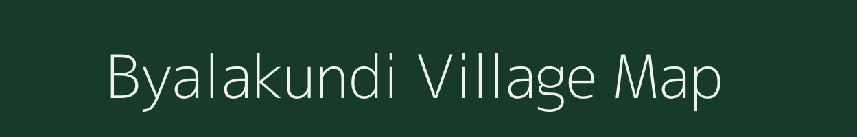 Byalakundi village map in Karnataka
