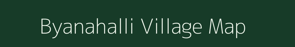 Byanahalli village map in Karnataka