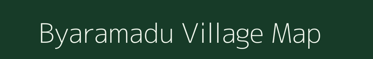 Byaramadu village map in Karnataka