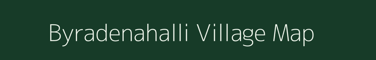 Byradenahalli village map in Karnataka