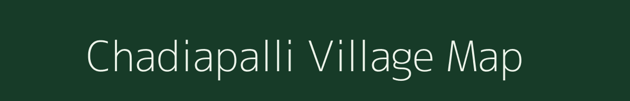 Chadiapalli village map in Odisha