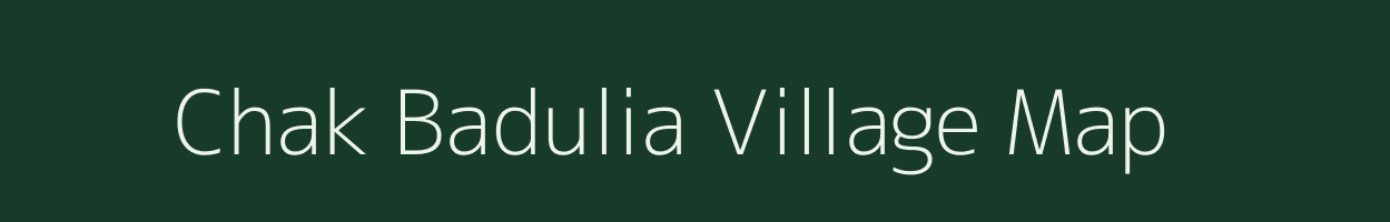 Chak Badulia village map in West Bengal