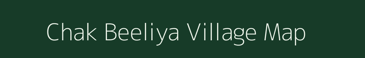 Chak Beeliya village map in Rajasthan