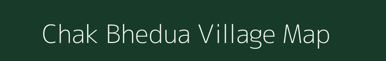 Chak Bhedua village map in West Bengal