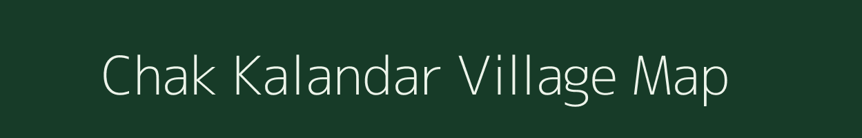 Chak Kalandar village map in Uttar Pradesh